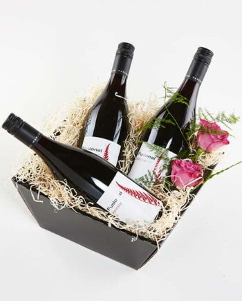 Rødvin Gavekasse Send Gavekurve Blomster Med Bloomit