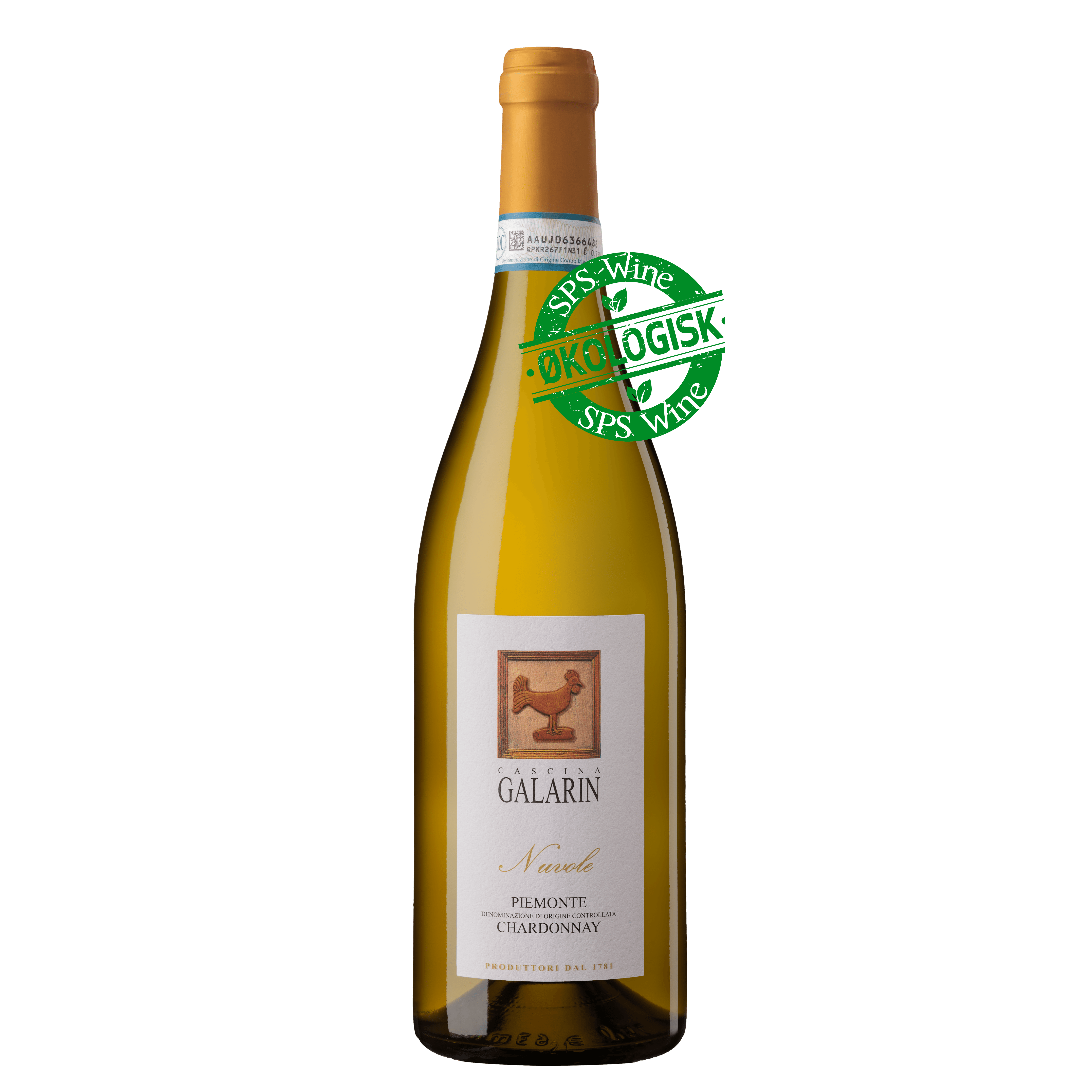 Cascina Galarin Nuvole Chardonnay økologisk Hvidvin 2025 Piemonte Italien