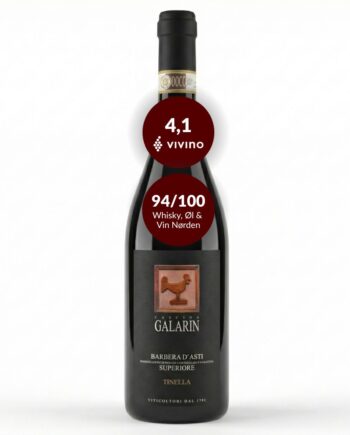 Galarin Barbera Ampaposasti Superiore Docg Ampquottinellaampquot 2022 økologisk Rødvin Piemonte