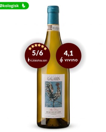 Galarin Moscato Asti økologisk Aperitif Piemonte Italien