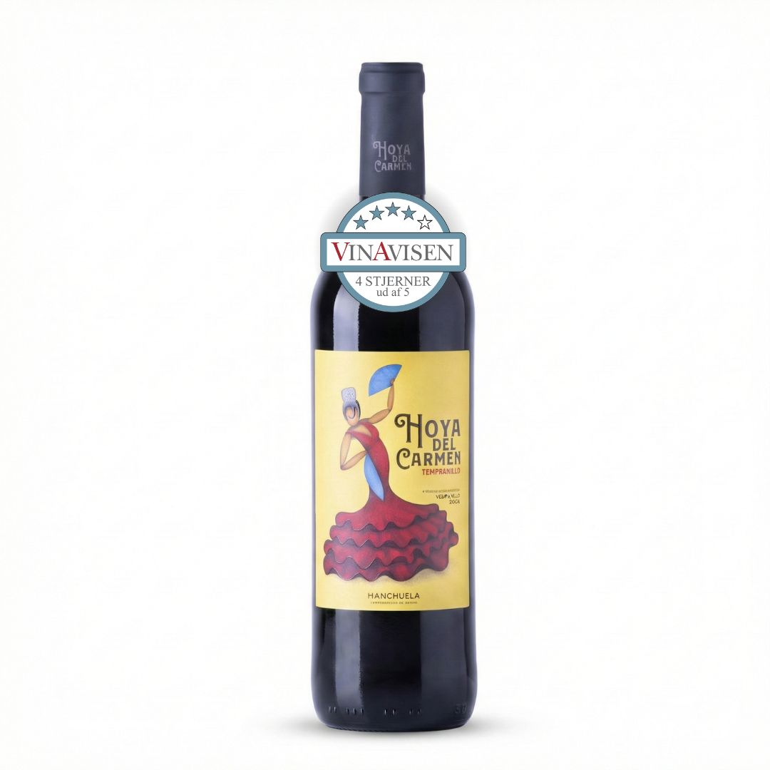 Hoya Del Carmen Tempranillo økologisk Vegansk Rødvin Manchuela Spanien