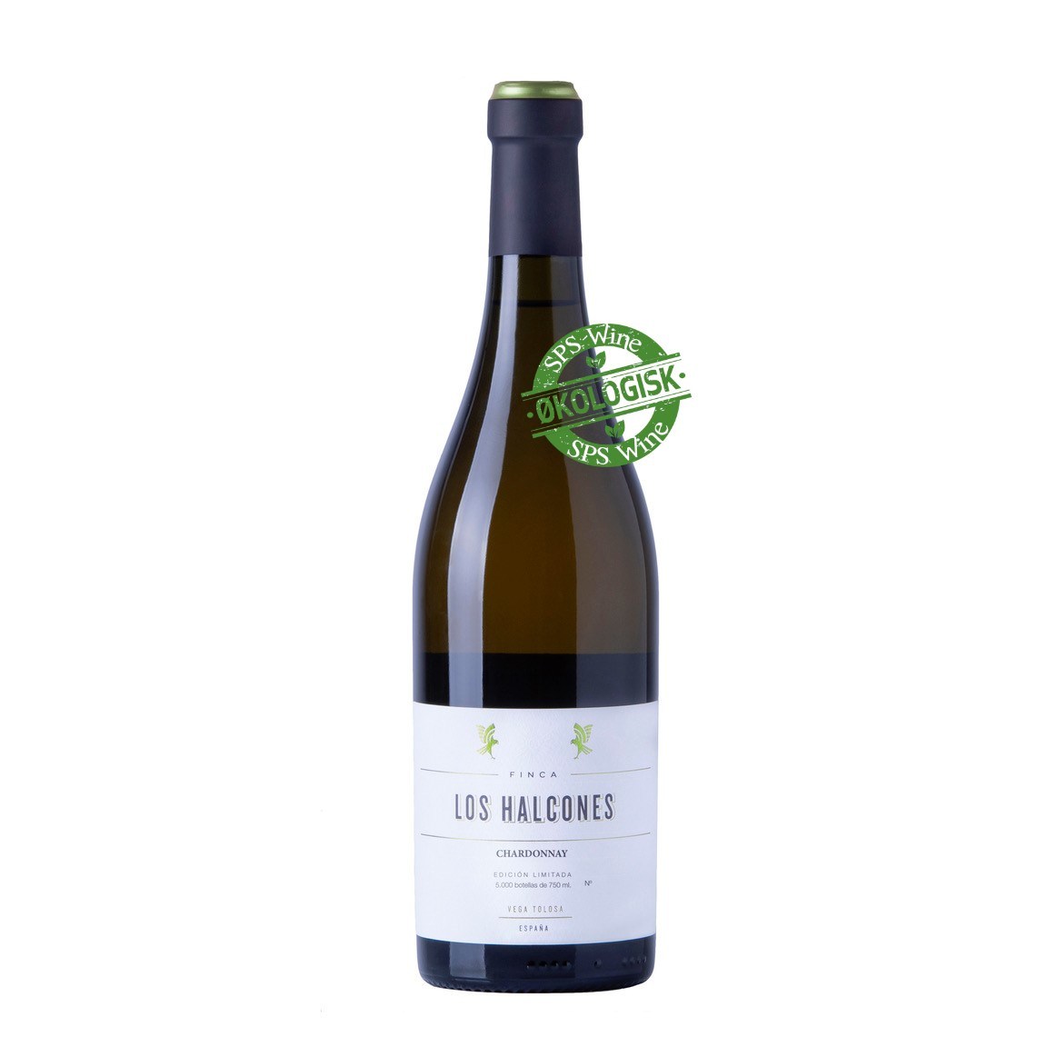 Vega Tolosa Finca Los Halcones Chardonnay Barrica Vegansk økologisk Hvidvin Manchuela Spanien