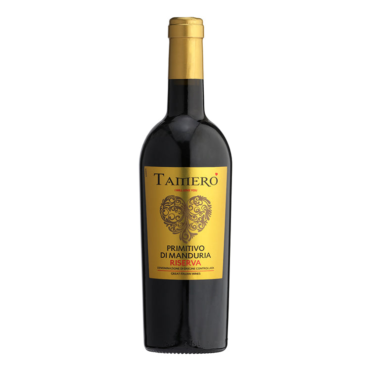 Rødvin Tamero Primitivo Manduria Riserva Italien