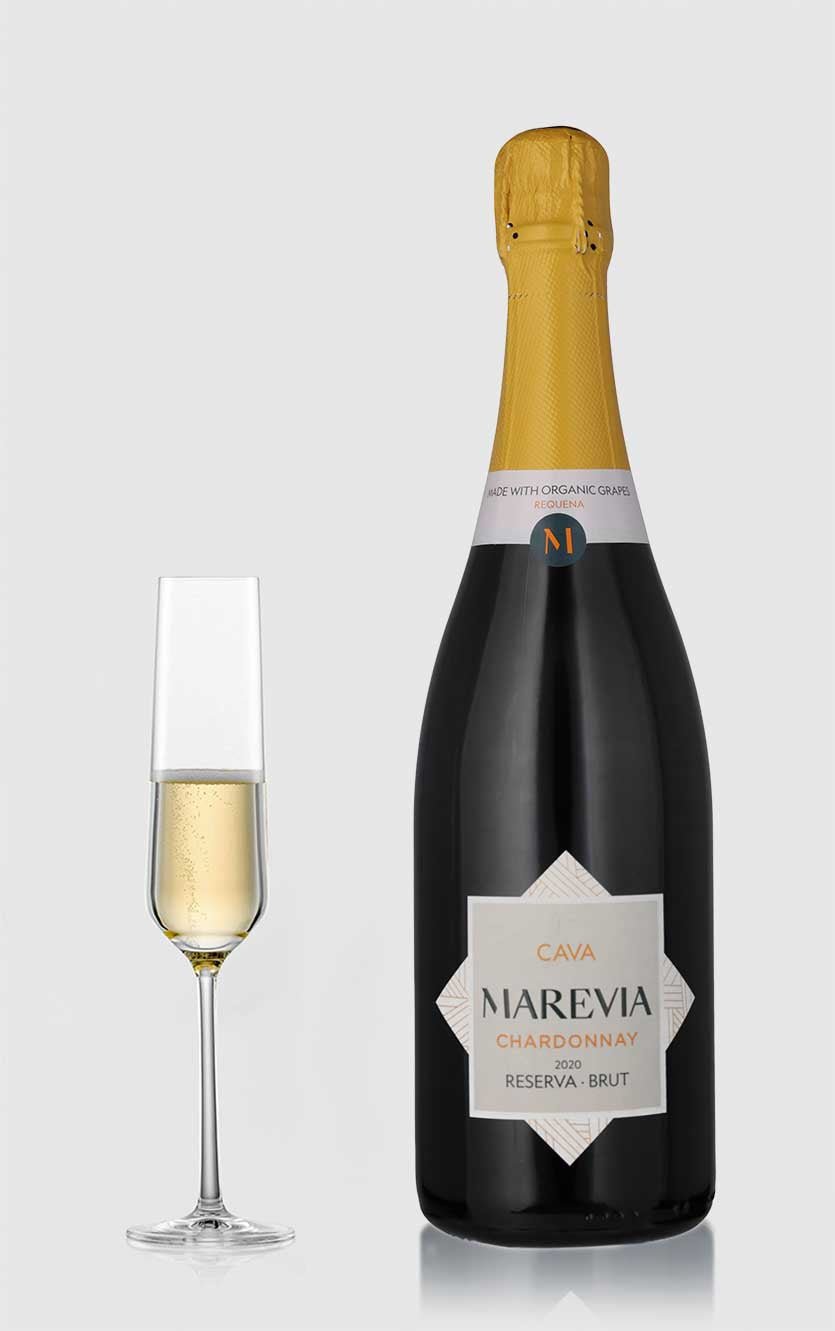 Chardonnay Brut Reserva øko Vega Medien Cavas Marevia 2020