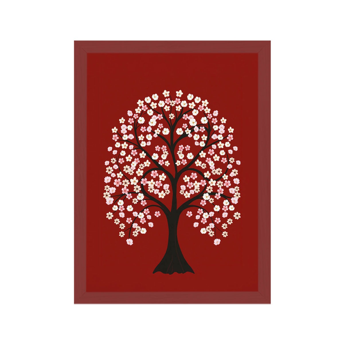 Colormatch Billede Blomstertræ 17x23 Pinot Noir