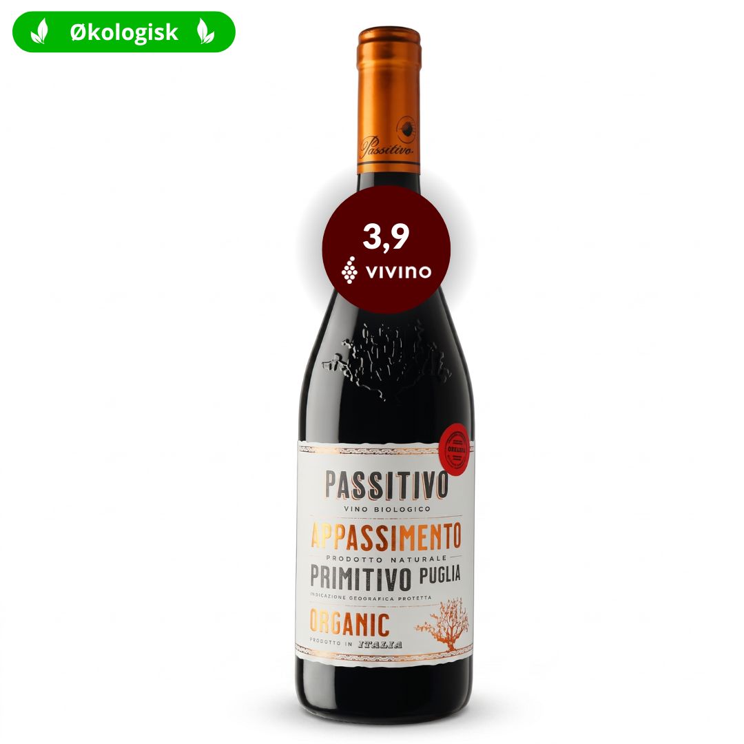 Paolo Leo Passitivo Organico Primitivo Puglia Mini Amarone økologisk Rødvin 2024 Puglia Italien