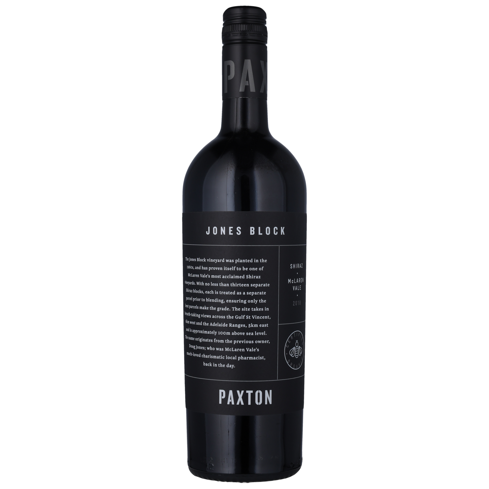 Paxton Jones Block Shiraz 2018