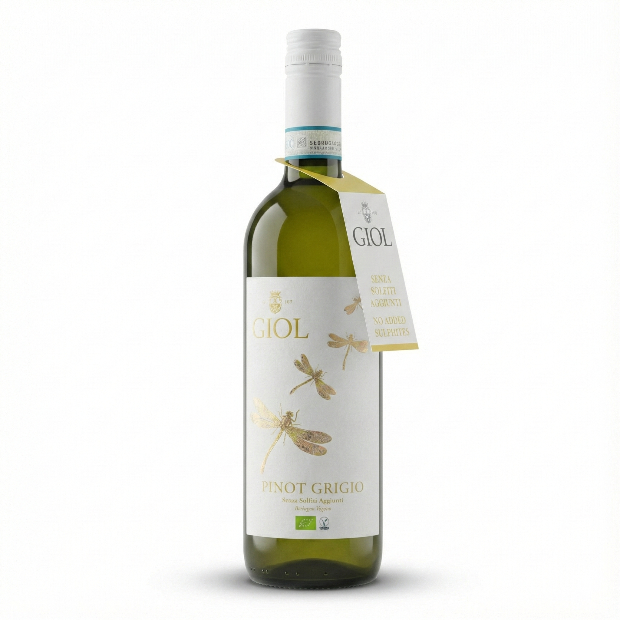 2025 Giol Pinot Grigio økologisk Hvidvin Fra Veneto Uden Tilsatte Sulfitter