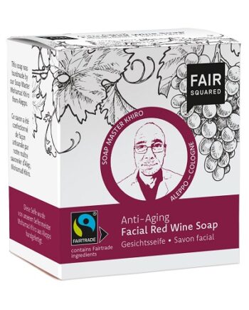 Fair Squared økologisk Anti Age Ansigtssæbe Med Rødvin