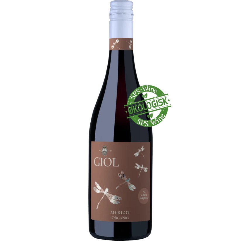 Giol Merlot økologisk Rødvin 2025 Uden Tilsatte Sulfitter Veneto Italien
